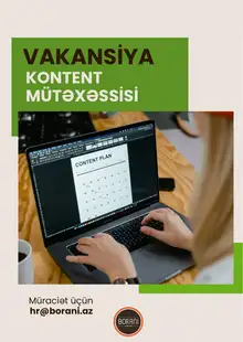 Kontent mütəxəssisi vakansiyası