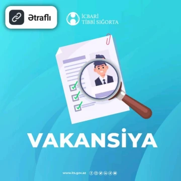 İcbari Tibbi Sığorta üzrə Dövlət Agentliyi İngilis dili müəllimi vəzifəsi üzrə açıq vakansiya elan edir