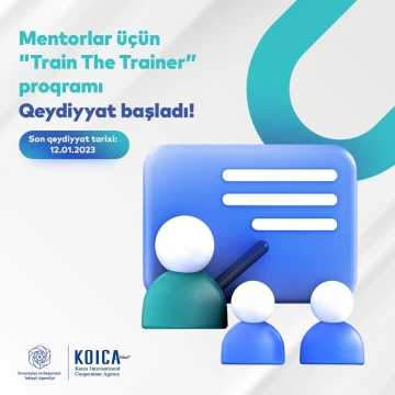 “Train The Trainer” proqramına qeydiyyat başladı