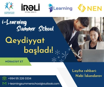 “i-Learning Summer School” innovativ öyrənmə proqramına start verilir
