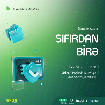 "Gənclər saatı" proqramı çərçivəsində ilk olaraq "Sıfırdan Birə" görüşü keçiriləcək