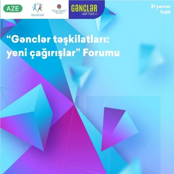 “Gənclər Təşkilatları: Yeni Çağırışlar” Forumu