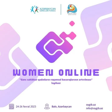 "Women Online" layihəsinə qeydiyyat başladı