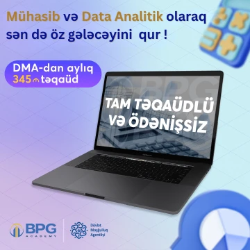 Mühasibatlıq və Data Analitika istiqamətində ödənişsiz və tam təqaüdlü  kurslara sənəd qəbulu başladı