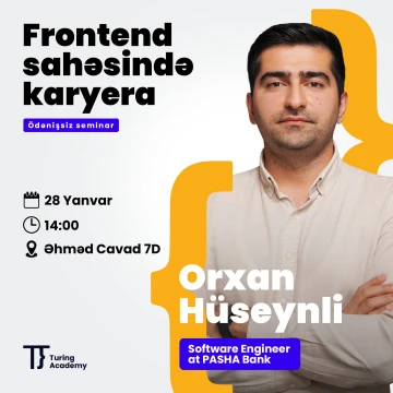 “Frontend sahəsində karyera” adlı ödənişsiz seminar