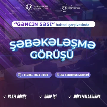“Gəncin Səsi” həftəsinin ilk sədaları artıq gəlir