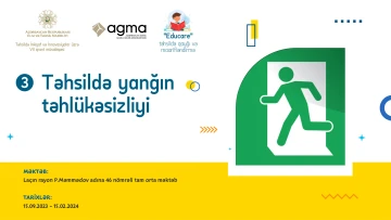 “Educare - təhsildə qayğı və maarifləndirmə” layihəsinin növbəti mərhələsi icra edilib