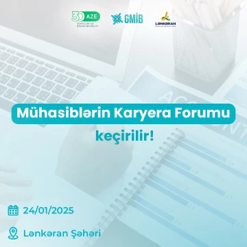 Mühasiblərin Karyera Forumu keçirilir!