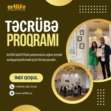 Artlife Sahil filialı Praktiki Təcrübə Proqramını elan edir!