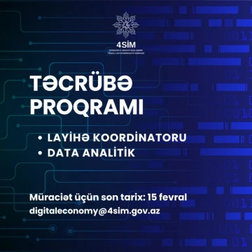 4SİM Təcrübə Proqramı-na dəvət edir