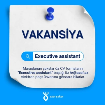 Direktor assistenti vakansiyası