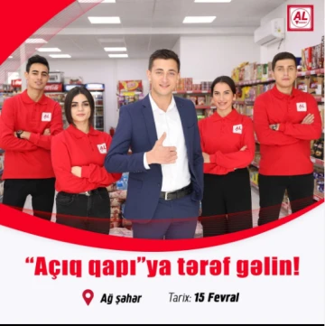 Karyerasını marketlər şəbəkəsində qurmaq istəyən şəxslərin nəzərinə!
