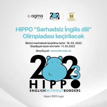"HIPPO" İngilis dili Olimpiadasına qeydiyyat başladı !