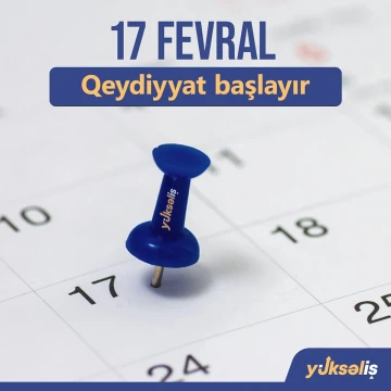 "Yüksəliş" müsabiqəsinə qatılmaq istəyənlərin nəzərinə!