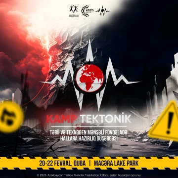 “TEKTONİK” düşərgəsinə start verilir (Ödənişsiz)