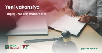 Hüquq üzrə baş mütəxəssis vakansiyası