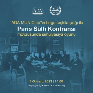 Paris Sülh Konfransı mövzusunda Simulyasiya Oyunu