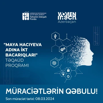 “Maya Hacıyeva adına İKT bacarıqları” təqaüd proqramı
