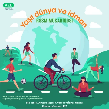 Gənclər və İdman Nazirliyi rəsm müsabiqəsi elan edir!