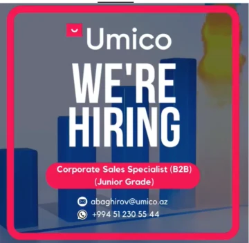 Umico yeni vakansiyaların açılışını elan edir