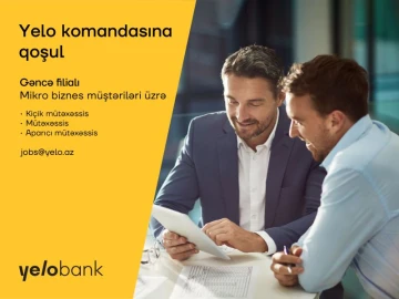 “Gəncə filialında Mikro biznes müştəriləri üzrə Kiçik mütəxəssis / Mütəxəssis /Aparıcı mütəxəssis ” vakansiyası