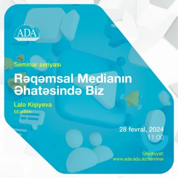 “Rəqəmsal medianın əhatəsində biz” adlı təlimi