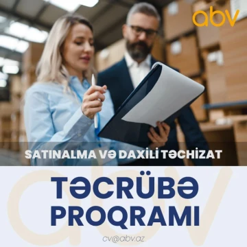 Satınalma və təchizat şöbəmizdə Təcrübə Proqramı