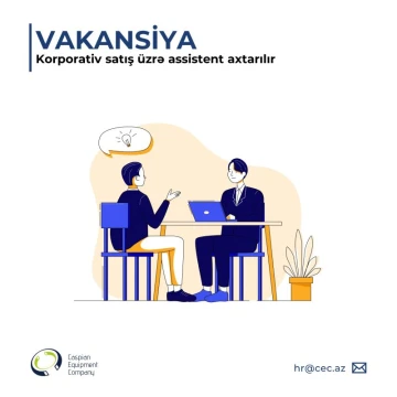 "Korporativ satış üzrə assistent" vakansiyası