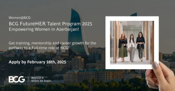 BCG FutureHER Talent Program 2025 – Empowering Women in Azerbaijan!