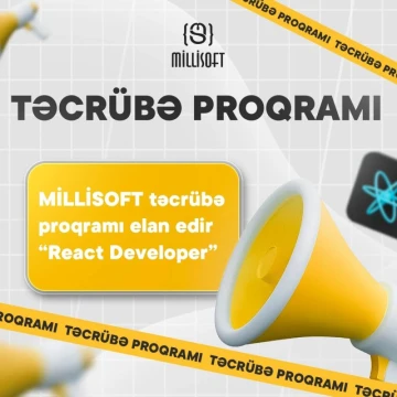 React Development üzrə 3 aylıq təcrübə proqramı