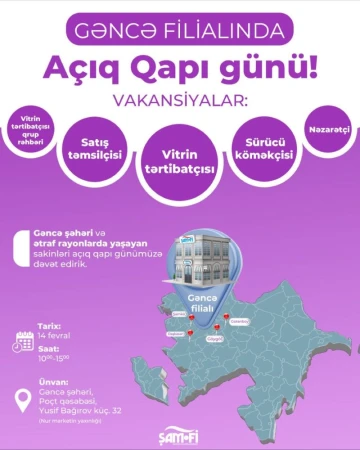 GƏNCƏDƏ VƏ ƏTRAF RAYONLARDA YAŞAYANLARIN NƏZƏRİNƏ!