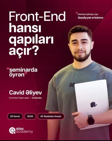 "Front-End hansı qapıları açır" adlı ÖDƏNİŞSİZ seminar