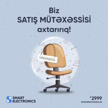 Elektronika Mağazasında Satış Təmsilçisi vakansiyası