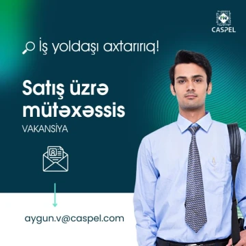 “Satış üzrə mütəxəssis” vakansiyası