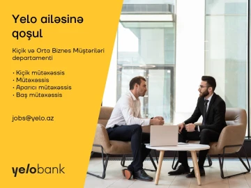 “Kiçik və orta biznes müştəriləri departamentində Mütəxəssis ” vakansiyası
