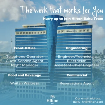 Hilton Baku -da vakansiyalar