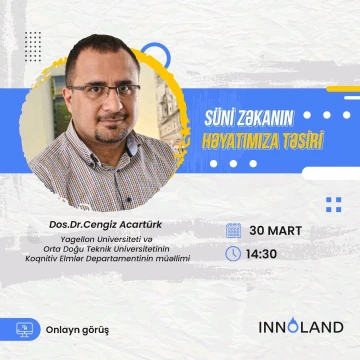 "Süni zəkanın həyatımıza təsiri" mövzusunda vebinar