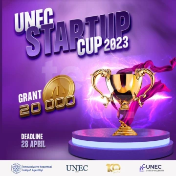 YENİ START-UP YARIŞI - "UNEC STARTUP CUP" üçün QEYDİYYAT BAŞLADI!