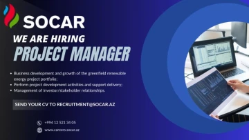 SOCAR is looking for a Project Manager