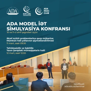 Məktəblilər üçün  İƏT Simulyasiya Konfransı keçirilir