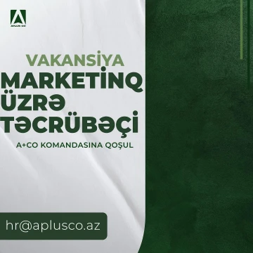 Marketinq Komandasına Təcrübəçi axtarılır (Maaşlı)