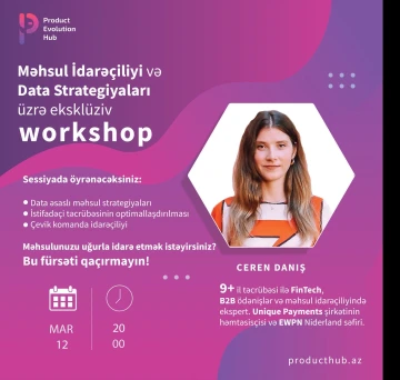 ÖDƏNİŞSİZ Eksklüziv Workshop – Ceren Danis ilə!