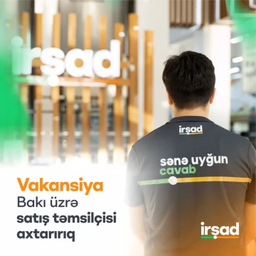 "Satış təmsilçisi" vakansiyası