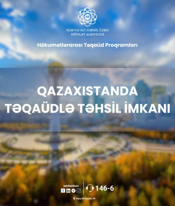HTP çərçivəsində Qazaxıstanda təhsil imkanı