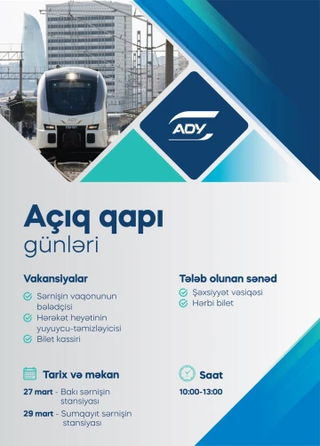 27 və 29 mart tarixlərində Açıq qapı günləri  keçiriləcək