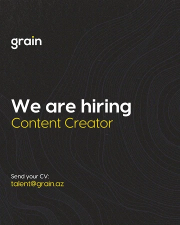 “Content Creator” vakansiyası