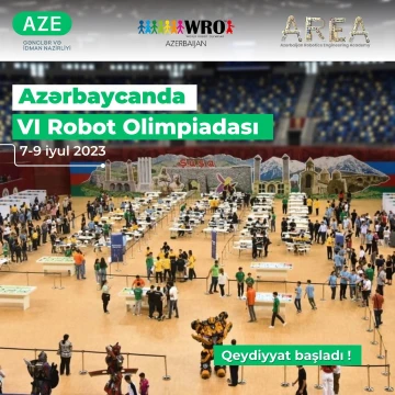 Dünya Robot Olimpiadası 2023 Azərbaycan üçün seçim mərhələsində iştirak etmək istəyən komandaların nəzərinə