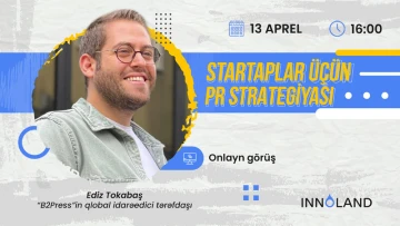 "Startaplar üçün PR strategiyası" mövzusunda vebinar