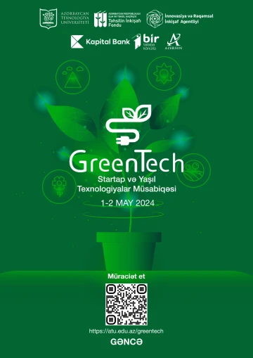 “GreenTech” Startap və Yaşıl Texnologiyalar” müsabiqəsi