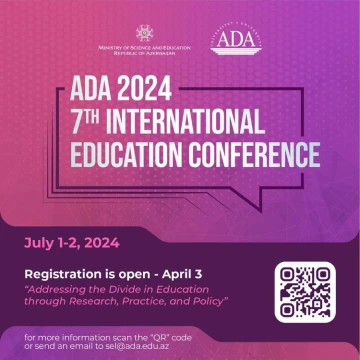 "ADA 2024 - 7th International Education" Conference